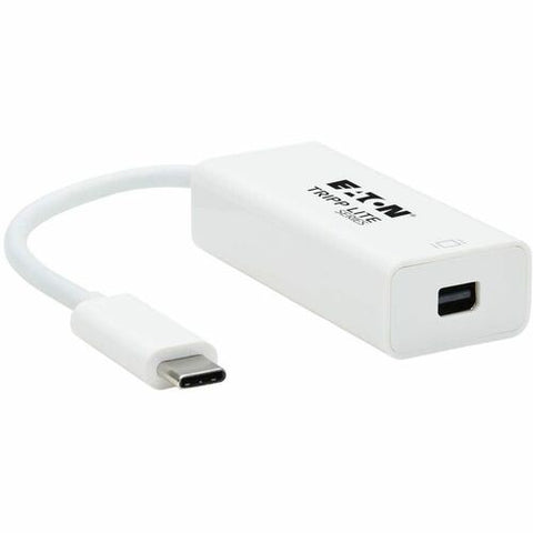 Tripp Lite by Eaton U444-06N-MDP8W USB-C to Mini DisplayPort Adapter Cable, M/F, White, 6 in. U444-06N-MDP8W