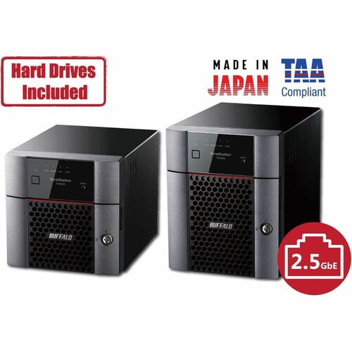 Buffalo TeraStation 3220DN Desktop 4 TB NAS Hard Drives Included TS3220DN0402