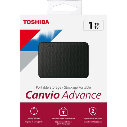 Toshiba Canvio Advance Portable Hard Drive HDTCA10XK3AA