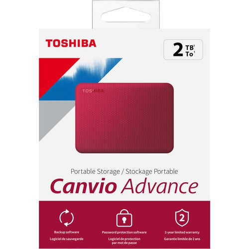 Toshiba Canvio Advance Portable Hard Drive HDTCA20XR3AA