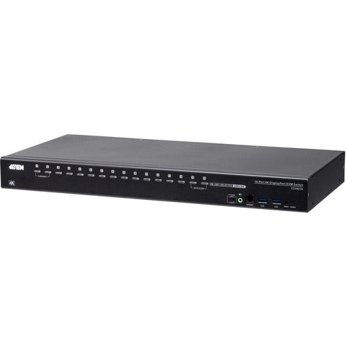 ATEN CS19216 16-Port USB 3.0 4K DisplayPort KVM Switch with Rack Mounting Kit CS19216