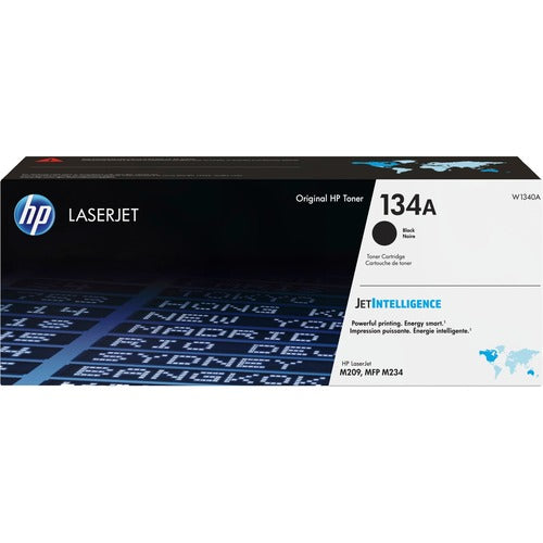 HP 134A Black Original LaserJet Toner Cartridge, W1340A W1340A