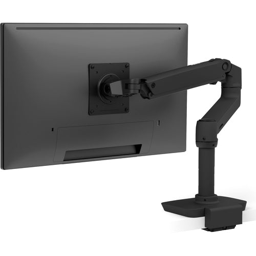 Ergotron LX Desk Monitor Arm (matte black) with Low-Profile Clamp (25-35 mm surface) 45-626-224