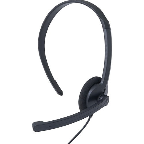 Verbatim Mono Headset with Microphone and In-Line Remote 70722