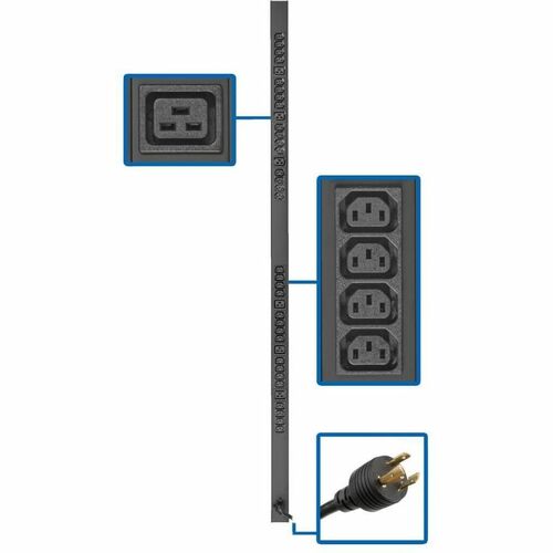 Tripp Lite by Eaton PDUV20HVL6-72 38-Outlets PDU PDUV20HVL6-72