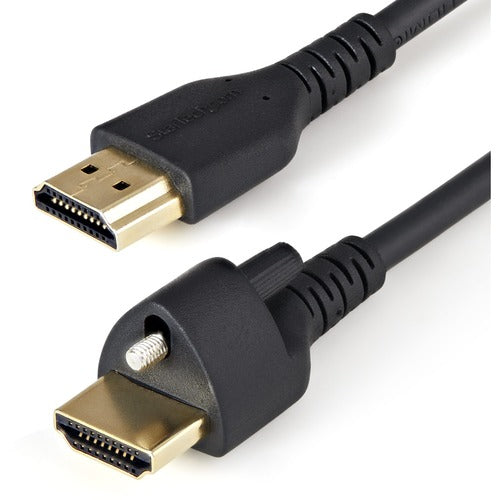 StarTech.com 1m/3ft HDMI Cable with Locking Screw - 4K 60Hz HDMI 2.0 Cable HDMM1MLS