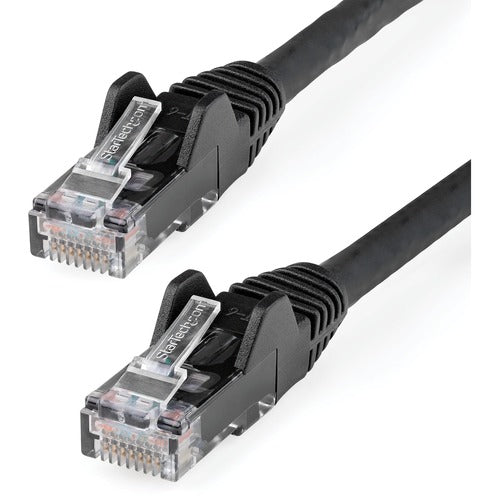 StarTech.com 6ft LSZH CAT6 Ethernet Cable - Black Snagless Patch Cord N6LPATCH6BK