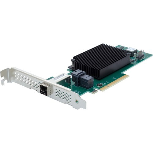 ATTO 4-Port External 4-Port Internal 12Gb/s SAS/SATA to PCIe 4.0 Host Bus Adapter ESAH-1244-GT0