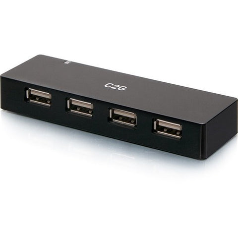 C2G 4-Port USB-A Hub with 5V 2A Power Supply C2G54463