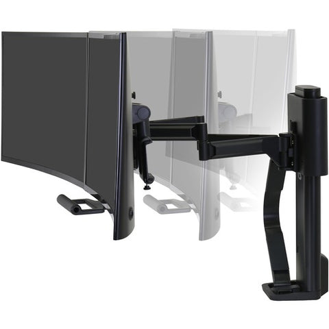 Ergotron TRACE Dual Monitor Mount (matte black) 45-631-224