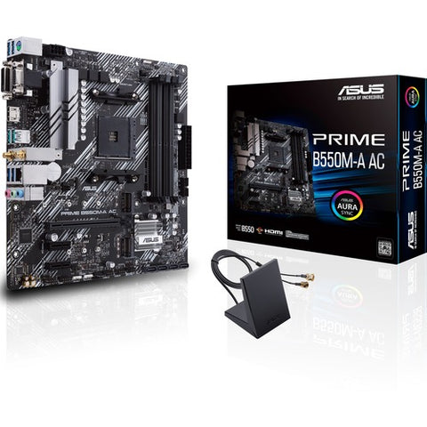 Asus Prime B550M-A AC Desktop Motherboard PRIME B550M-A AC