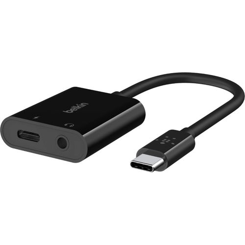 Belkin 3.5mm Audio + USB-C Charge Adapter NPA004BTBK