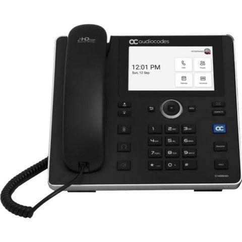 AudioCodes C455HD IP Phone TEAMS-C455HD-DBW