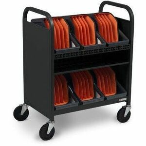 Bretford CUBE Transport Cart with Caddies - TVCT30CAD TVCT30CAD-CK