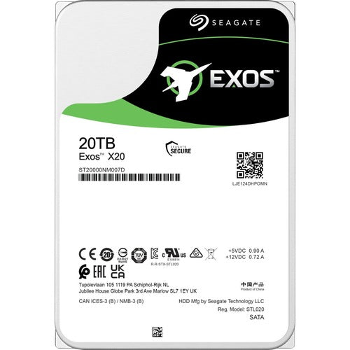 Seagate Exos X20 ST20000NM007D Hard Drive ST20000NM007D