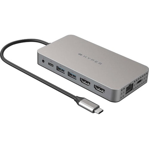 Hyper HyperDrive Dual 4K HDMI 10-in-1 USB-C Hub For M1/M2 MacBooks HDM1H