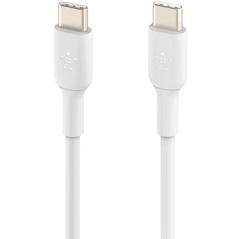 Belkin USB-C to USB-C Cable (1m / 3.3ft, White) CAB003BT1MWH