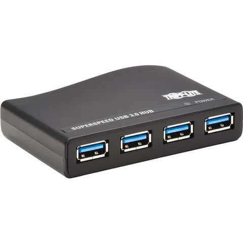 Tripp Lite by Eaton 4-Port USB-A Mini Hub - USB 3.2 Gen 1, International Plug Adapters U360-004-R-INT