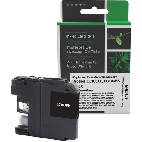 Clover Technologies Inkjet Cartridge - Alternative for Brother -  (BRO LC103XL) Black High Yield 118066