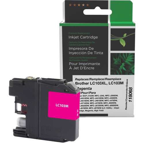 Clover Technologies Inkjet Cartridge - Alternative for Brother -  (BRO LC103XL) Magneta High Yield 118068