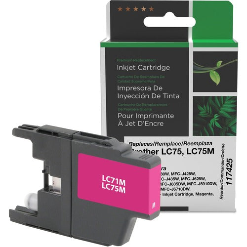 Clover Technologies Inkjet Cartridge - Alternative for Brother -  (BRO LC71/75) Magneta High Yield 117425