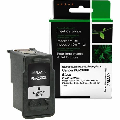 CIG Remanufactured High Yield Black Ink Cartridge for Canon PG-260XL (3706C001) 118289