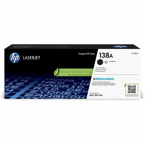 HP 138A Black Original LaserJet Toner Cartridge W1380A