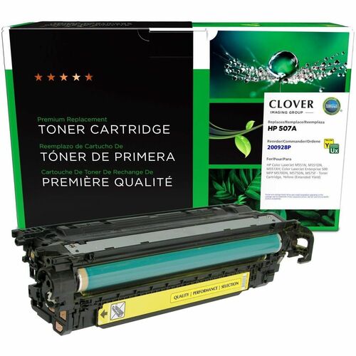 CIG Remanufactured Extended Yield Yellow Toner Cartridge for HP CE402A 200928P