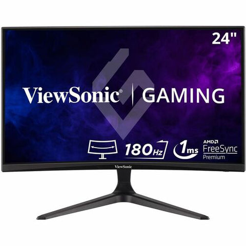 ViewSonic VX2418C - 24" OMNI Curved 1080p 1ms 165Hz Gaming Monitor with FreeSync Premium VX2418C