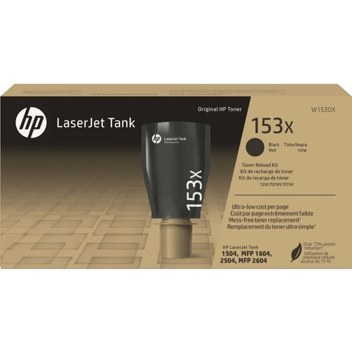 HP 153X Black Original LaserJet Tank Toner Reload Kit W1530X