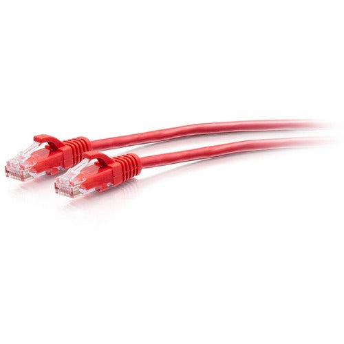 C2G 15ft Cat6a Snagless Unshielded (UTP) Slim Ethernet Patch Cable - Red C2G30165