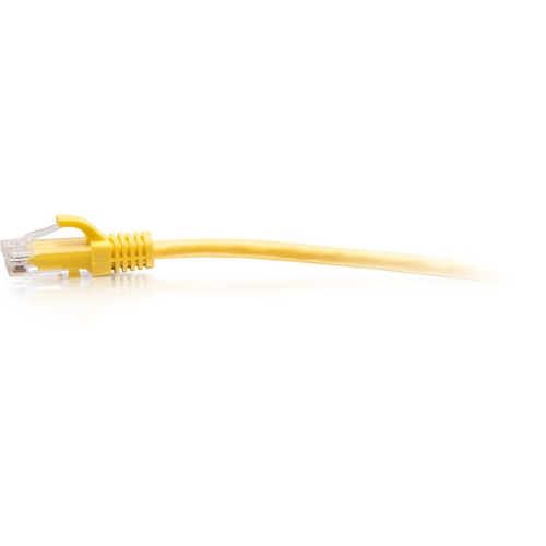 C2G 1ft Cat6a Snagless Unshielded (UTP) Slim Ethernet Patch Cable - Yellow C2G30167