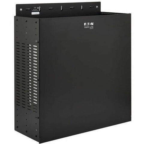 Tripp Lite by Eaton SRWO4UBRKT 2U Low-Profile Vertical-Mount Vented Wall- Mount Mini Rack Enclosure SRWO4UBRKT