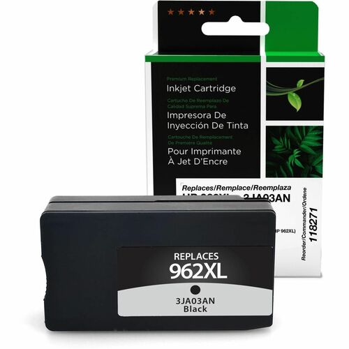 CIG Remanufactured High Yield Black Ink Cartridge for HP 962XL (3JA03AN) 118271