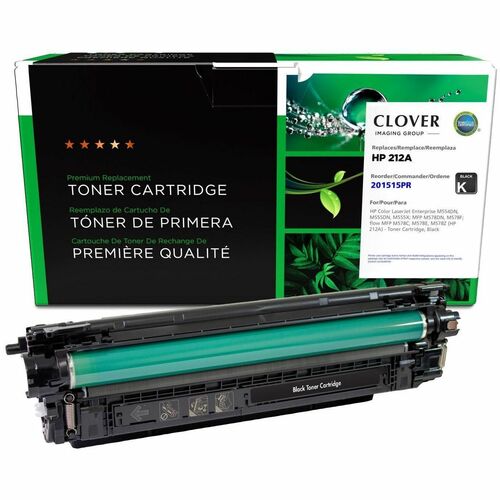 CIG Remanufactured Black Toner Cartridge (Reused OEM Chip) for HP 212A (W2120A) 201515PR