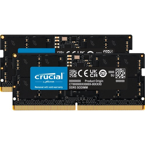 Crucial 64GB (2 x 32GB) DDR5 SDRAM Memory Kit CT2K32G52C42S5