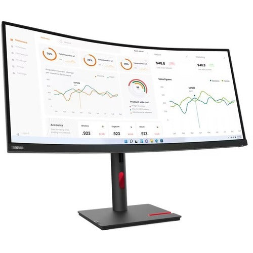 Lenovo ThinkVision T34w-30 Widescreen LCD Monitor 63D4GAR1US