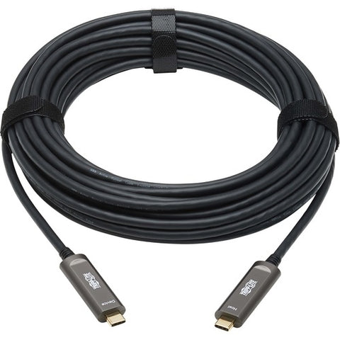 Tripp Lite by Eaton USB 3.2 Gen 2 Fiber Active Optical Cable, M/M, 15 m (49 ft.) U420F-15M-D321