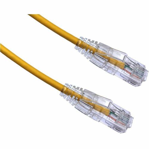 Axiom 6IN CAT6 BENDnFLEX Ultra-Thin Snagless Patch Cable 550mhz (Yellow) C6BFSB-Y6IN-AX