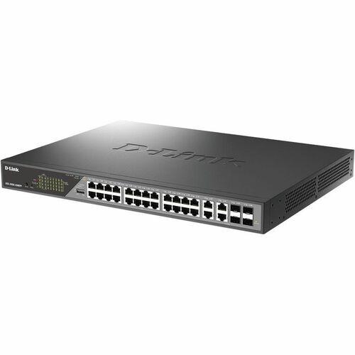 D-Link 8-Port 10/100/1000 PoE Gigabit Ethernet Surveillance Switch DSS-200G-28MPP