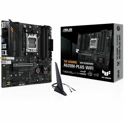 TUF TUF GAMING A620M-PLUS WIFI Gaming Desktop Motherboard TUF GAMING A620M-PLUS WIFI