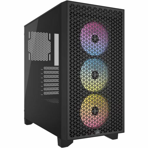 Corsair 3000D RGB AIRFLOW Mid-Tower PC Case - Black CC-9011255-WW