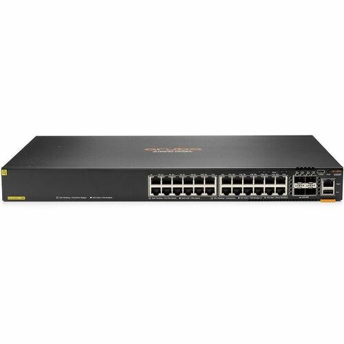 HPE CX 6200F 24G Class 4 PoE 4SFP+ 370W Switch JL725B#ABA