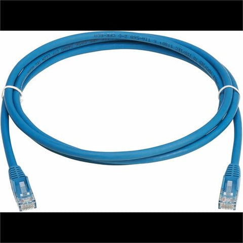 Tripp Lite by Eaton Cat6 Gigabit Snagless Molded UTP Ethernet Cable (RJ45 M/M), PoE, LSZH, Blue,2.5m N201L-2P5M-BL