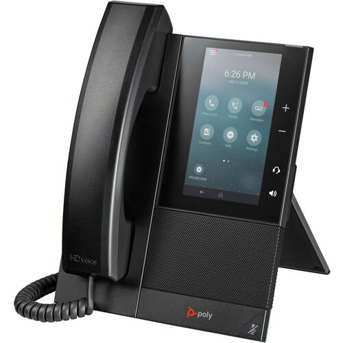 Poly CCX 500 Business Media Phone with Open SIP with Power Supply 84C15AA#ABA