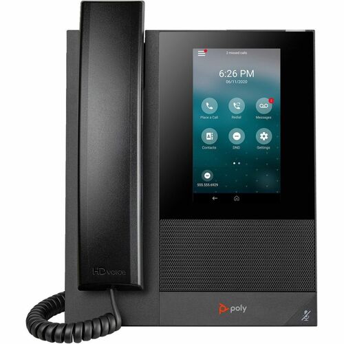 Poly CCX 400 Business Media Phone with Open SIP and PoE-enabled 849A1AA#AC3