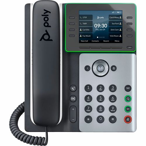 Poly Edge E320 IP Phone and PoE-enabled 82M88AA