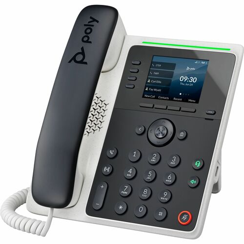 Poly Edge E220 IP Phone and PoE-Enabled with Power Supply 89B50AA#ABA