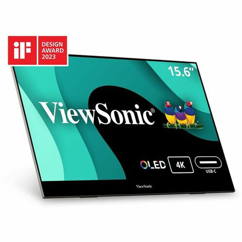 ViewSonic 15.6" UHD OLED Portable Monitor with 60W USB C and Mini HDMI VX1655-4K-OLED