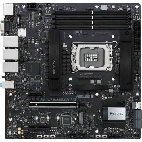 Asus PRO WS W680M-ACE SE Desktop Motherboard PRO WS W680M-ACE SE